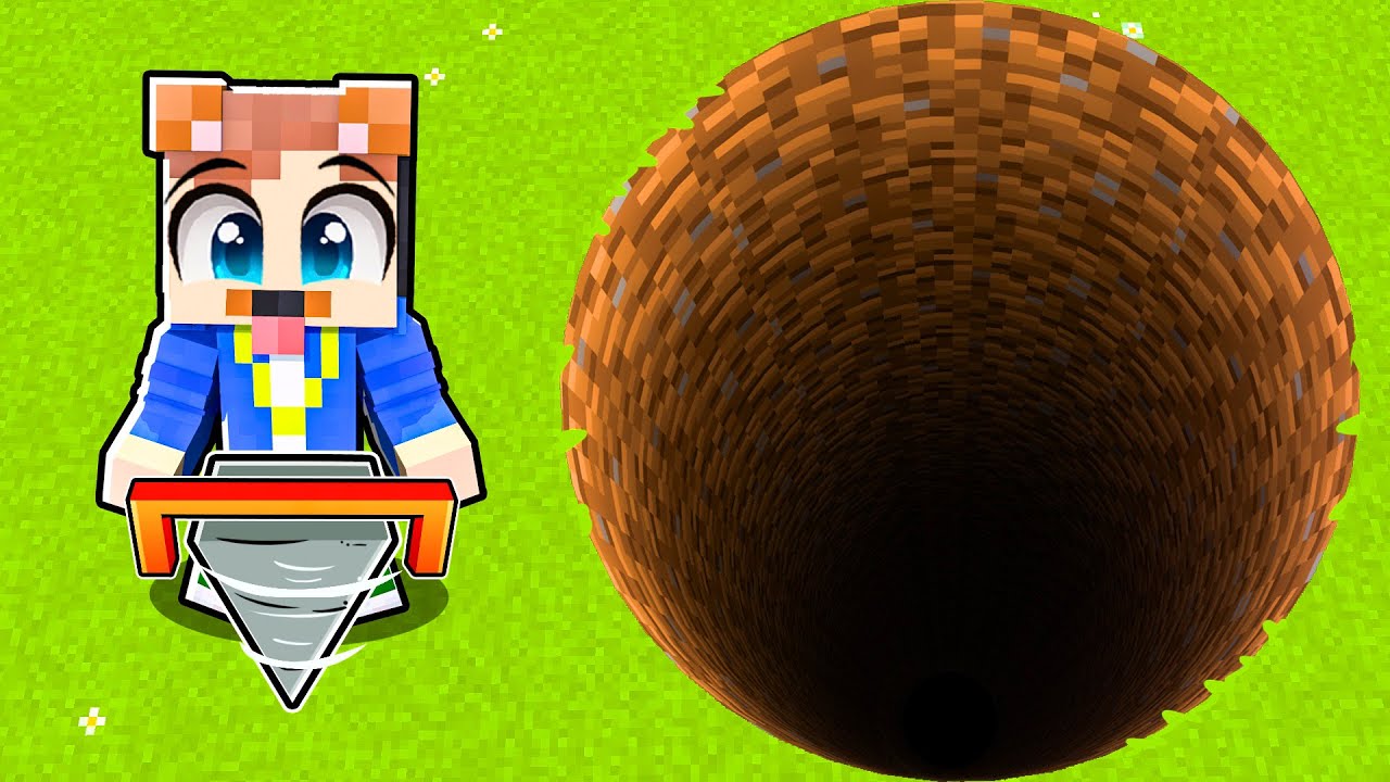 MINECRAFT ABER ICH BUDDEL MICH DURCH DIE GANZE WELT!