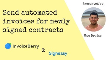 How to use Signeasy to send automated invoices for newly signed contracts