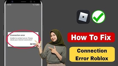 How To Fix Connection Error ProblemOnRoblox 2024 |Fix Roblox ConnectionErrorProblem Solved