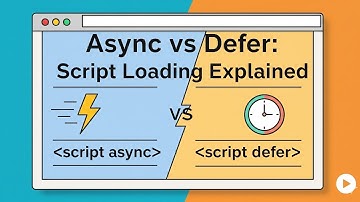 Async vs Defer:  Script Loading Explained