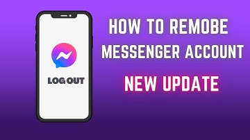 How to REMOVE ACCOUNTS on Messenger App 2022