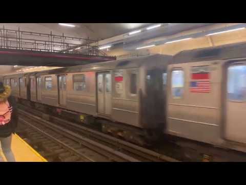 South Ferry - Bound R62A (1) Train departs 181st Street with an extraordinary noise!