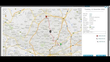 GPS Log Book -  How to view trip details