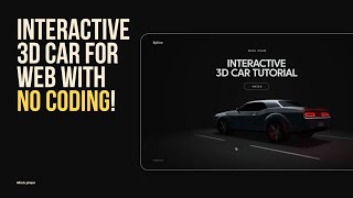 How to make a real-time Interactive 3D car with Spline