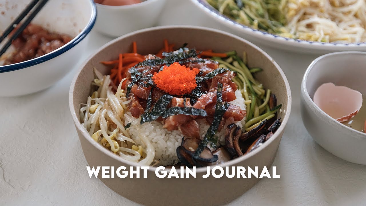 Fatty Tuna Bibimbap Weight Gain Journal wah YouTube