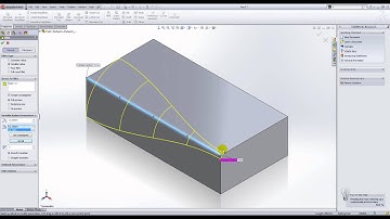 Variable Radius Fillets in SolidWorks
