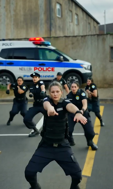 🇨🇭 Swiss Female Police Squad Moves with Precision & Style | Blurred Lines