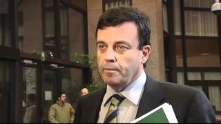 Irish Finance minister Lenihan responds to Bailout questions