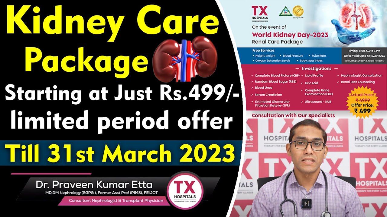Kidney Care Package Rs499 Renal Care Packages in Hyderabad TX