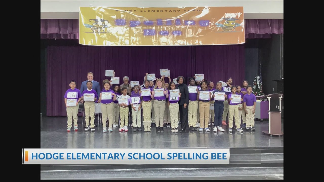 Hodge Elementary School spelling bee YouTube
