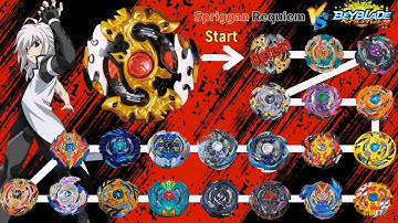 【Spriggan Requiem VS ALL Beyblade Burst marathon】 ベイブレードバースト神 베이블레이드 버스트