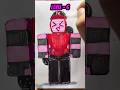 Drawing Veeronica in different level 1-7 #drawing #art #roblox #howtodraw #tutorial #forsaken