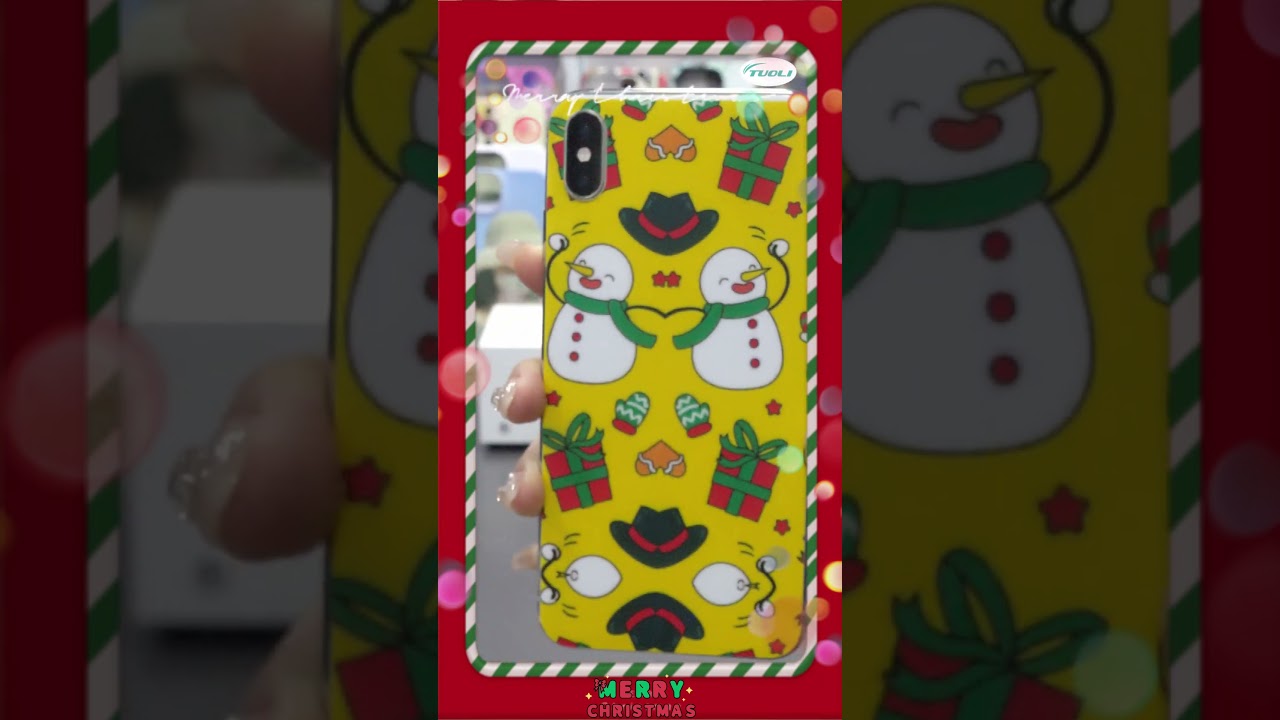 Phone skin printer Christmas back film sticker film for phone 