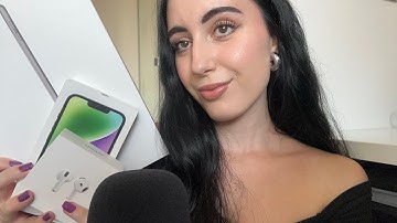 ASMR ~ TAPPING ON APPLE BOXES #asmr 