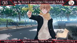 Nightcore~Somebody I Used To KnowJonathan Young(FLASHING LIGHTS)