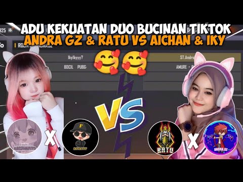 ADU KEKUATAN!! DUO BUCIN ANDRA ST & AMURE RATU VS DUO BUCIN AICHAN & IKY😂