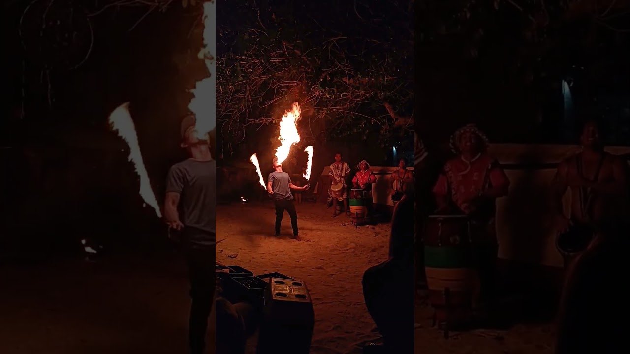 fire dancing in boracay 