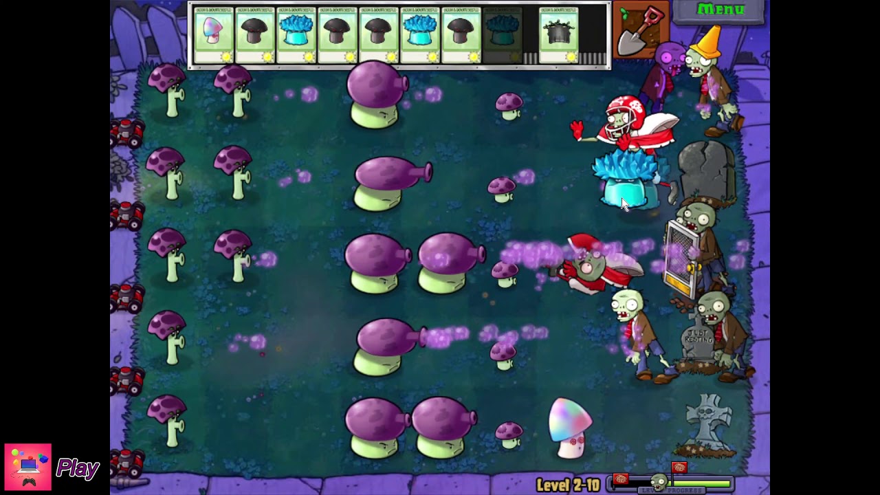 Plants vs. Zombies | Level 2-10 | Walkthrough