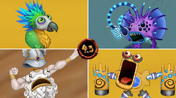 Mimic, Fire Oasis Wubbox, Epic Spurrit and Epic Phangler - NEW MONSTERS My Singing Monsters 4.3