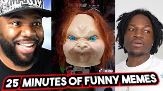 25 minutes of FUNNY memes REACTION - NemRaps Try Not to laugh 371