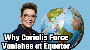 Why Coriolis Force is ZERO at Equator & MAXIMUM at Poles? (Earth