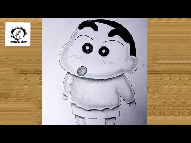 How to draw ShinChan step by step Very Easy Pencil sketch Shin Chan  Nohara@SuperJoyFunLearn - YouTube