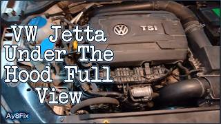 VW Jetta (6th Gen A6) Under The Hood Look At The Engine Bay