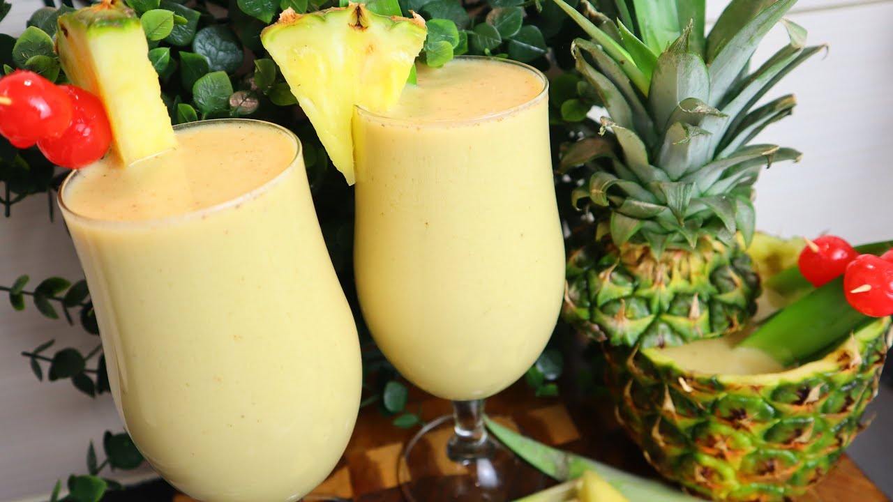 Как приготовить настоящий ямайский ананасовый пунш | Ананасовый напиток | Освежающий напиток 2025...