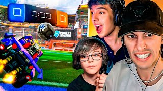 Robleis, NeneCreative y Thiago juegan 3v3 en Rocket League