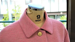 How to sew a jacket collar