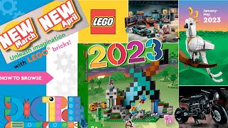 👍NEW Booklet LEGO 2023/Сatalog LEGO 2023/КАТАЛОГ ЛЕГО 2023/KATALOG LEGO 2023