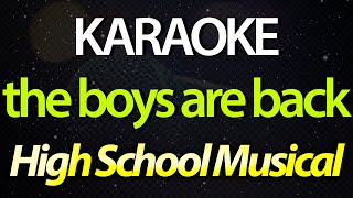 ⭐ The Boys Are Back - High School Musical (Karaoke Version) (Cover)