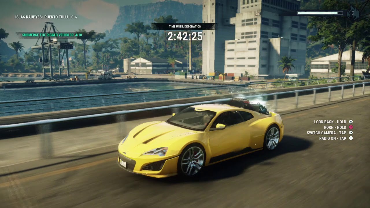 Just Cause 4 Tullo Sprint Submerge the Rigged Vehicles YouTube