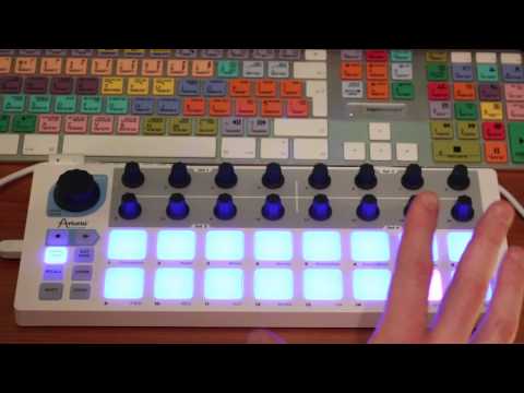 Arturia Beatstep Sequencer in action