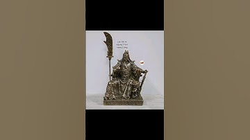 Tượng Quan Công đọc sách bằng đồng #qbtshop #phongthuy #dodongmynghe #quancong #tuongdong #quanvu