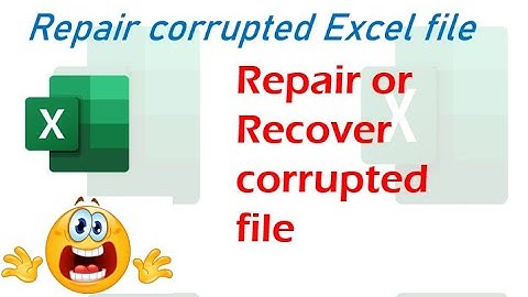 Corrupted Excel? Repair or Recover data with Excel 2024