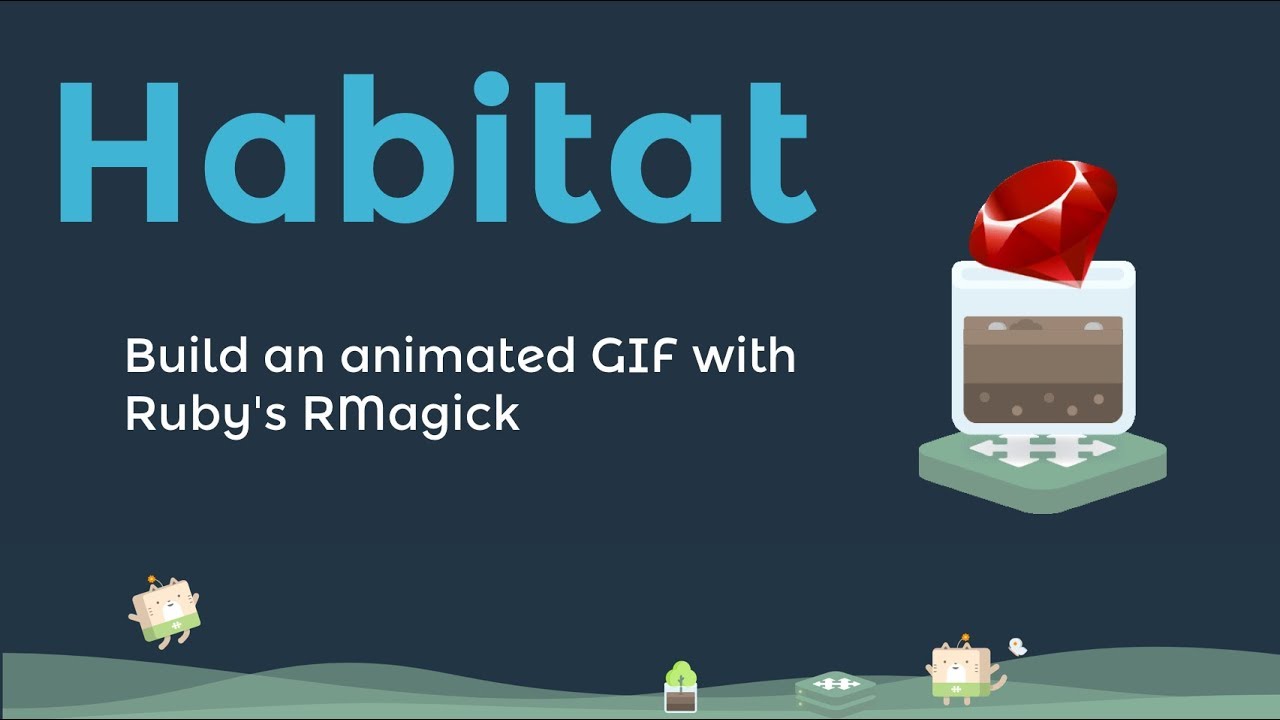 "Habitat-ize Yourself" Appplication with Ruby's RMagick - YouTube