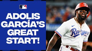 Adolis García is a STUD! His INCREDIBLE start is powering the Rangers to first place in the AL West!