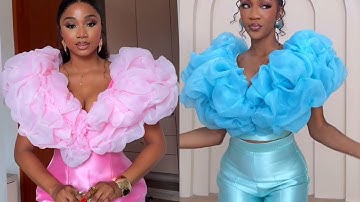 How to make Structured Ruffle Sleeves | Exaggerated Ruffles Tutorial