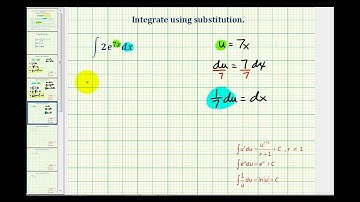 Ex 3:  Integration Using Substitution