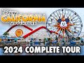 Disney california adventure 2024  full walkthrough  ride povs 4k