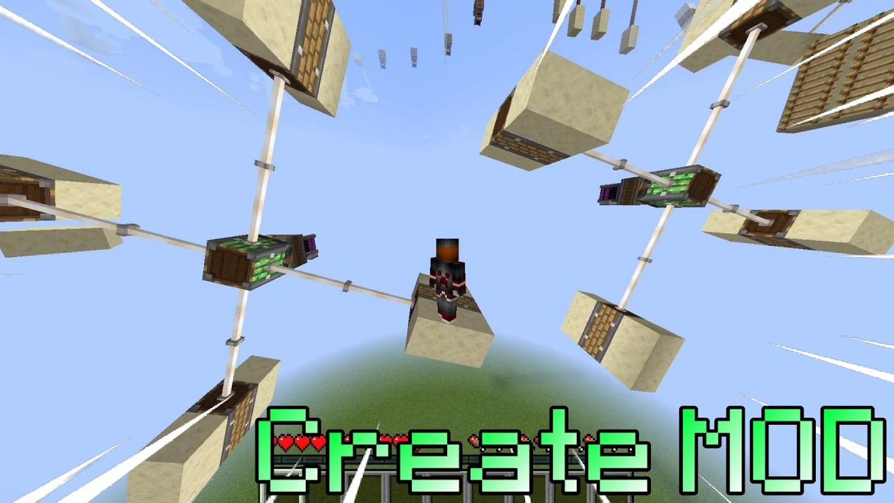 Minecraft-在風扇上跑酷?!打開新眼界!! [Create Mod] - YouTube
