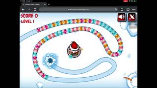 Christmas chain zuma game over level 1 screenshot 5