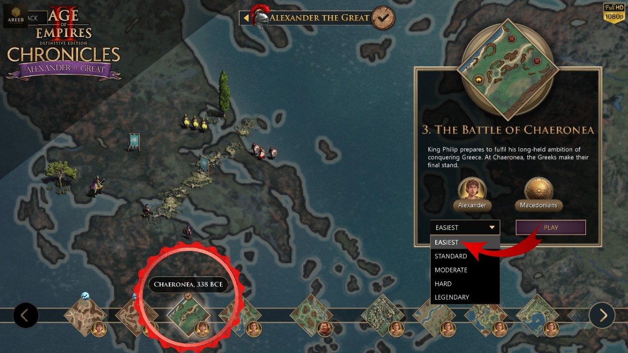 Age of Empires 2 – Alexander the Great Mission 3: The Battle of Chaeronea | Easiest Walkthrough