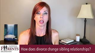 How Does Divorce Change Sibling Relationships?