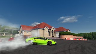 Lamborghini Murciélago LP670 V12 drifting at the Drift Mansion | Assetto Corsa