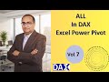 All Function in DAX in Excel Power Pivot
