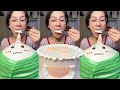 Asmr🍰Eating Rose Cream cake🍰 (Soft And Waxy Sound) 크림丨먹방丨Mukbang丨Satisfying丨Eatingsh