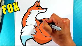 Draw Along with Me : FOX @EasyPicturesToDraw