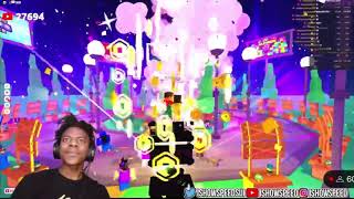 WOW Ishowspeed  gets DONATED 30,000,000 Robux in Pls donate WOW
